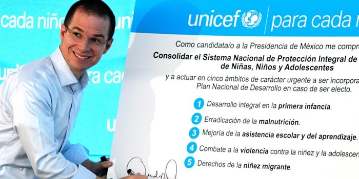 Anaya firma Agenda de la Infancia y Adolescencia 2019-2024 de UNICEF
