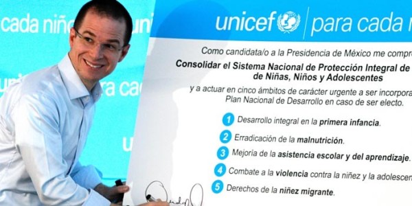 Anaya firma Agenda de la Infancia y Adolescencia 2019-2024 de UNICEF