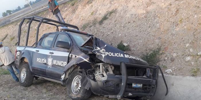 Chocan policías de Celaya