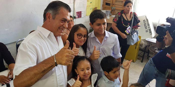 Jaime Rodríguez espera comicios tranquilos y sin problemas postelectoral