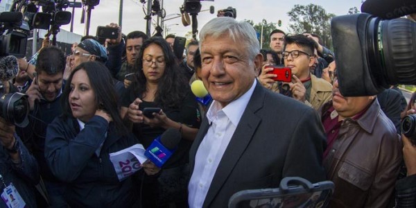 López Obrador el primer candidato presidencial en votar