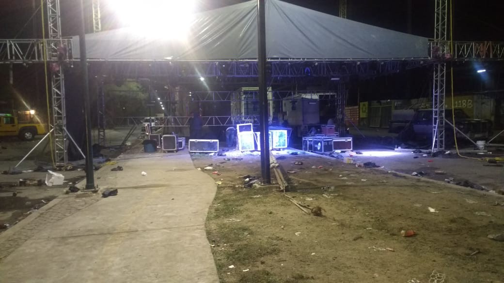 Balean a tres durante baile de fiesta patronal en Desarrollo El Potrero