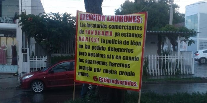 “Haremos justicia por nuestra propia mano“: comerciantes de la Avenida León y Panorama