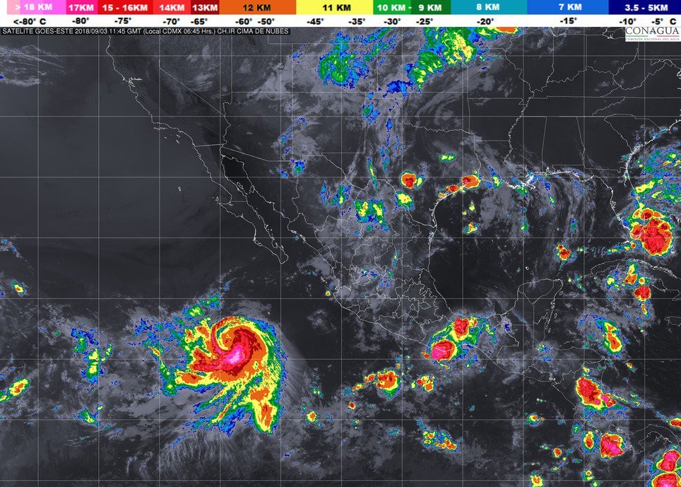 Prevén lluvias, granizo y tormenta eléctrica en Guanajuato