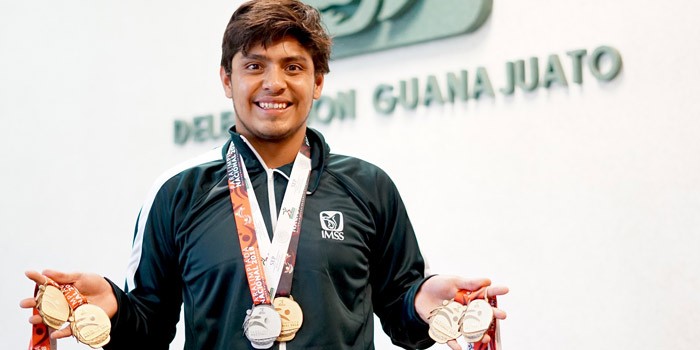 Deportista del IMSS Guanajuato gana 5 medallas de oro en la Paralimpiada Nacional 2018