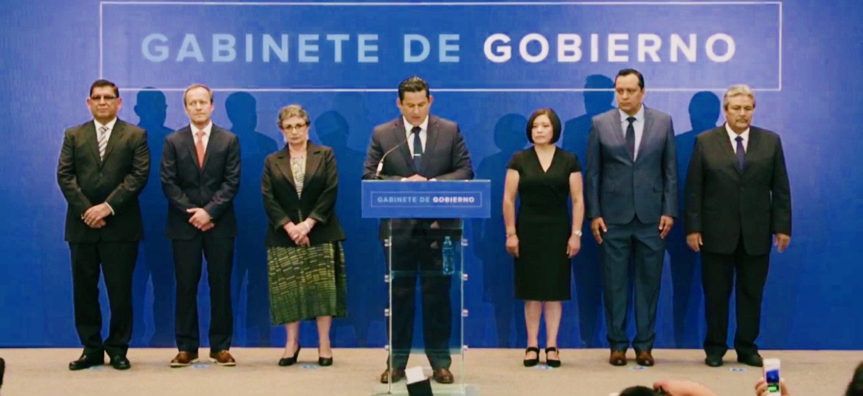 Presenta Diego Sinhue a seis integrantes más de su gabinete