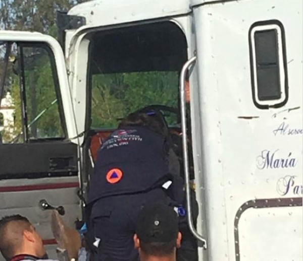 Balean a trailero en intento de robo en Eje Metropolitano