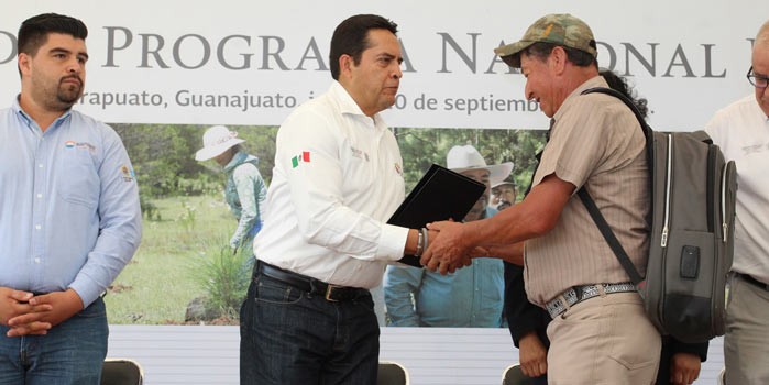 Entrega CONAFOR 6 millones de pesos en Guanajuato para desarrollo forestal sustentable