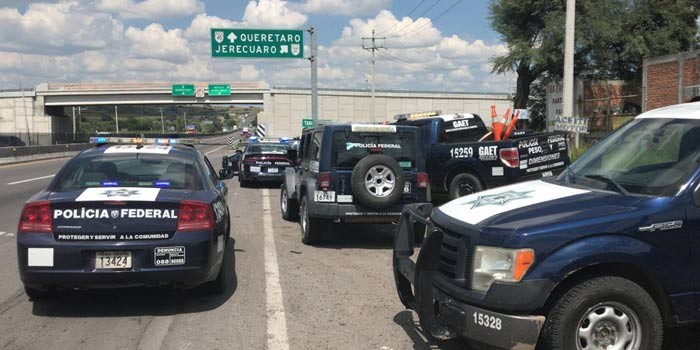Disparan y lesionan a policías federales en Celaya