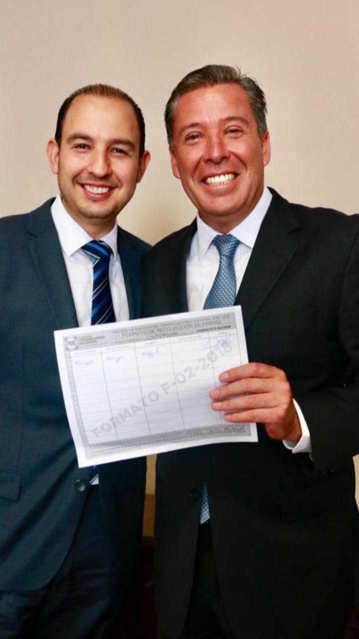 Márquez apoya a Marko Cortés rumbo a la candidatura de la dirigencia nacional del PAN