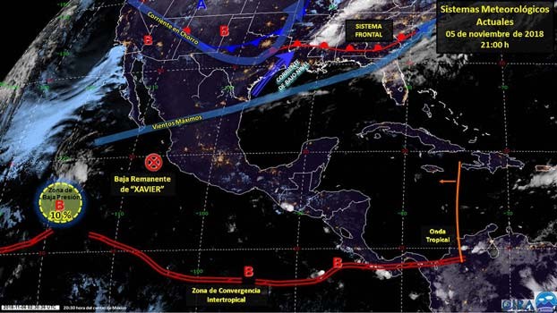 Disminuirá potencial de lluvias en gran parte del país