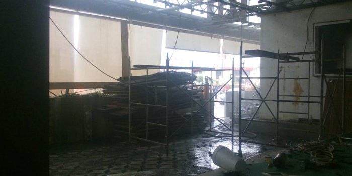 Se incendia restaurante en Plaza Stadium