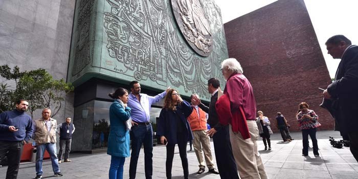 Realizan ensayo de la ceremonia de transmisión de poderes en San Lázaro