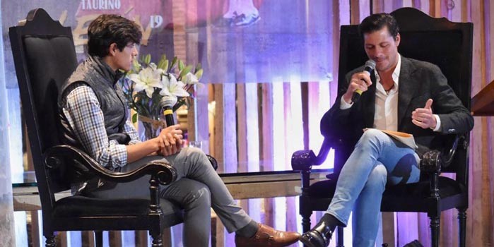 Convive Luis David Adame previo a 'Fiestas de enero'
