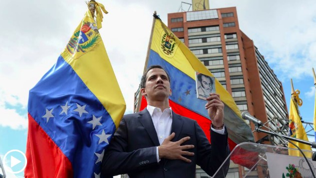 Juan Guaidó se declara presidente interino de Venezuela