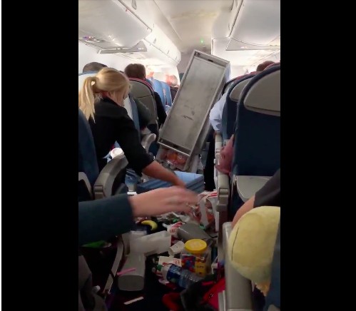 Bruscas turbulencias lesionan a cinco pasajeros