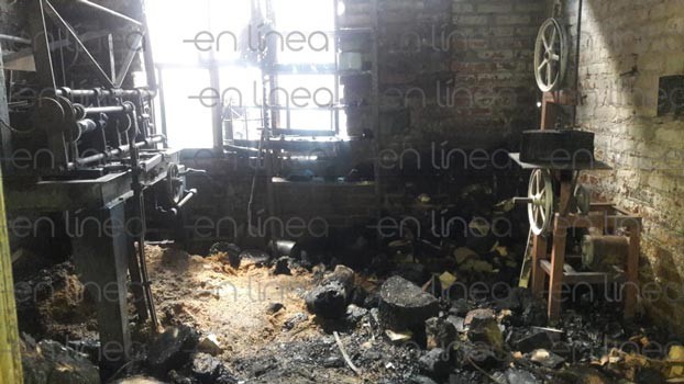Se incendia taller en la colonia Los Olivos