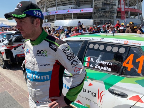 Benito Guerra, líder en el WRC2