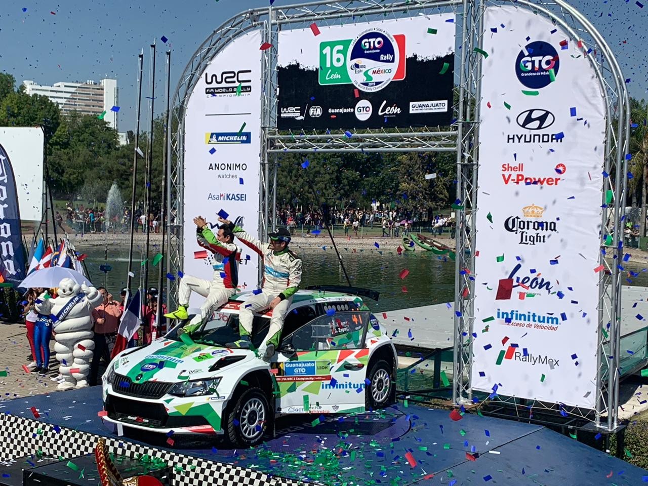 Benito Guerra, campeón de WRC2