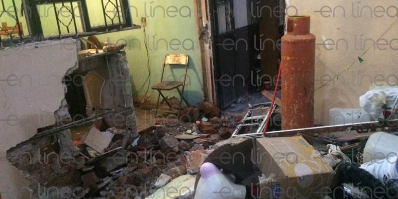 Explota casa en la 10 de Mayo, sin lesionados
