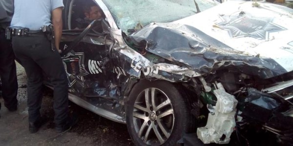 Coincide MP, patrullero probable responsable del accidente en Paseo de los Insurgentes