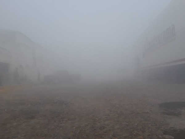 Cubre a Ocampo nube de humo por incendio de relleno sanitario