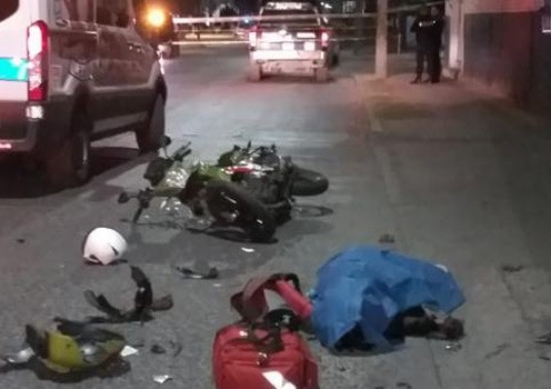 Tráiler atropella y mata a policía en Timoteo Lozano