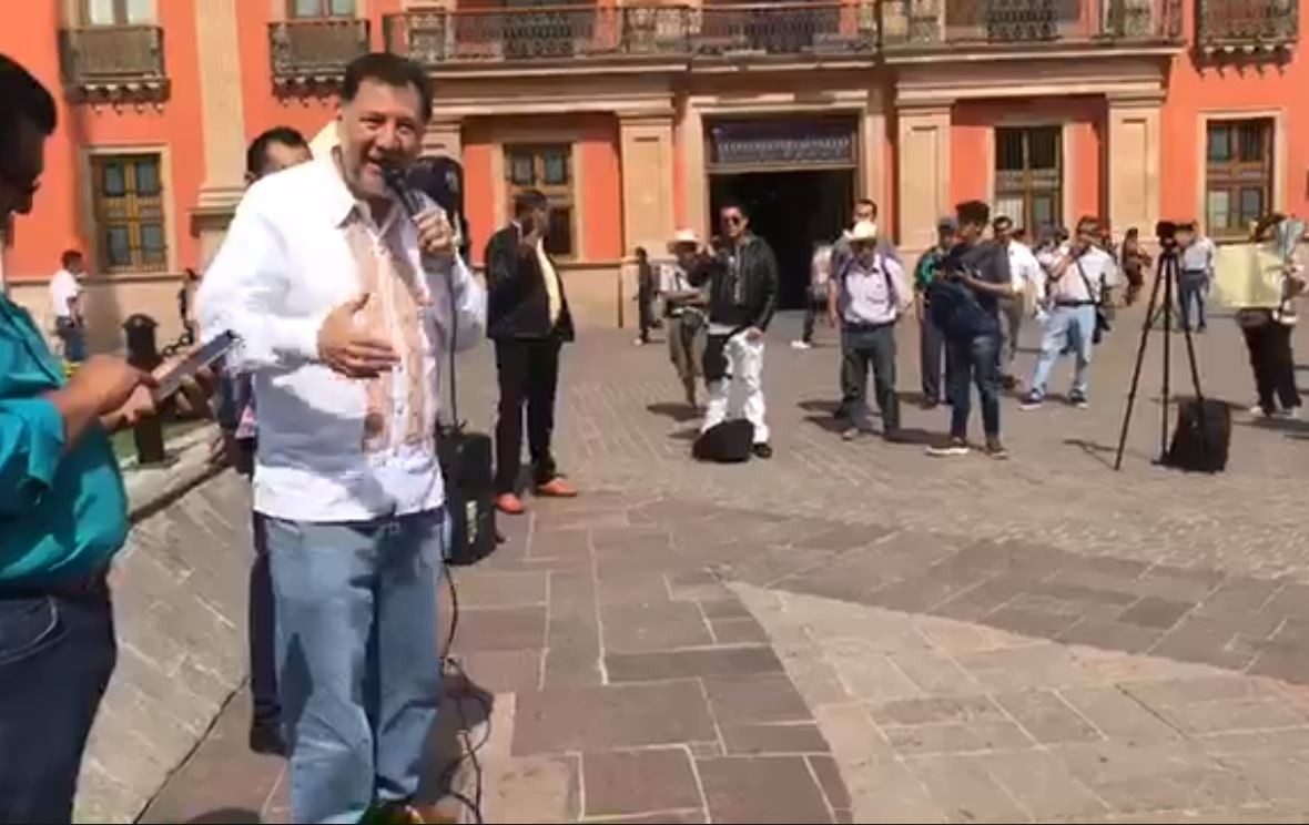 Atribuye Noroña deterioro de Guanajuato a complicidades de gobiernos