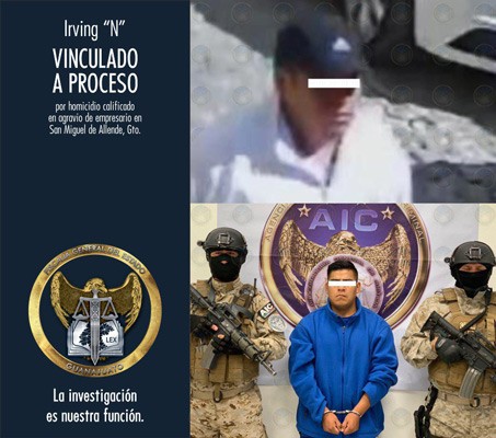 Capturan al homicida de un empresario hotelero en San Miguel de Allende