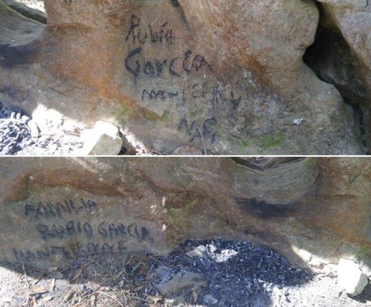 Permanece piedra 65 millones de años intacta… hasta que familia la vandalizó