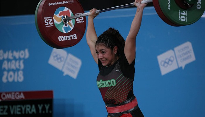 Yesica Hernández consigue récord panamericano en levantamiento de pesas