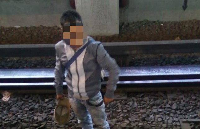 Cae a las vías del Metro de la CDMX por robar celular