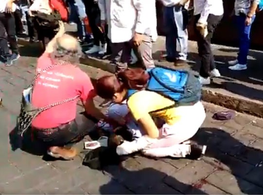 Disparan contra manifestantes en Cuernavaca, tres heridos