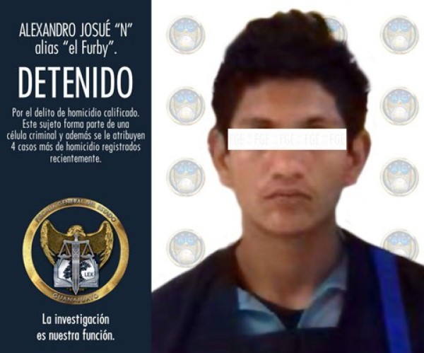 Detienen a El Furby por homicidio, le atribuyen otros 4