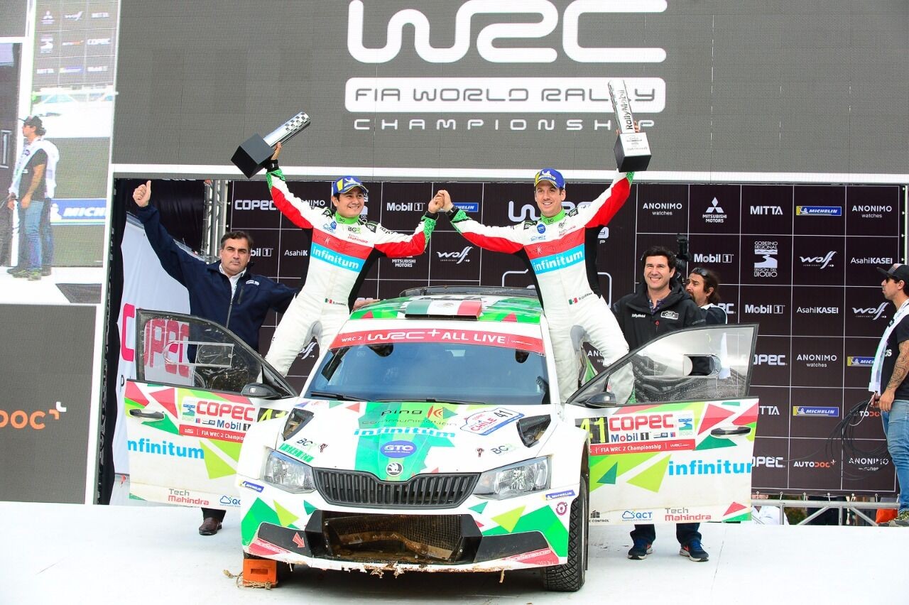 Termina Benito Guerra segundo en el Rally de Chile