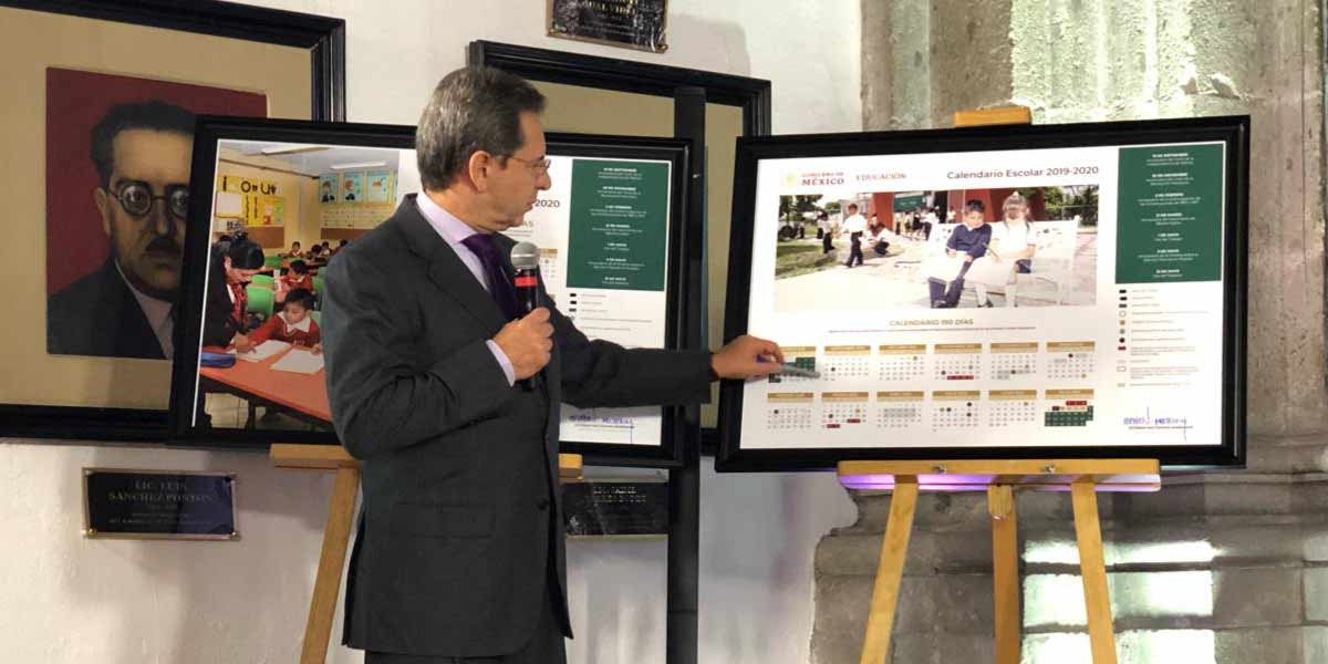 Calendario escolar 2019-2020 abarca 190 días efectivos de clases
