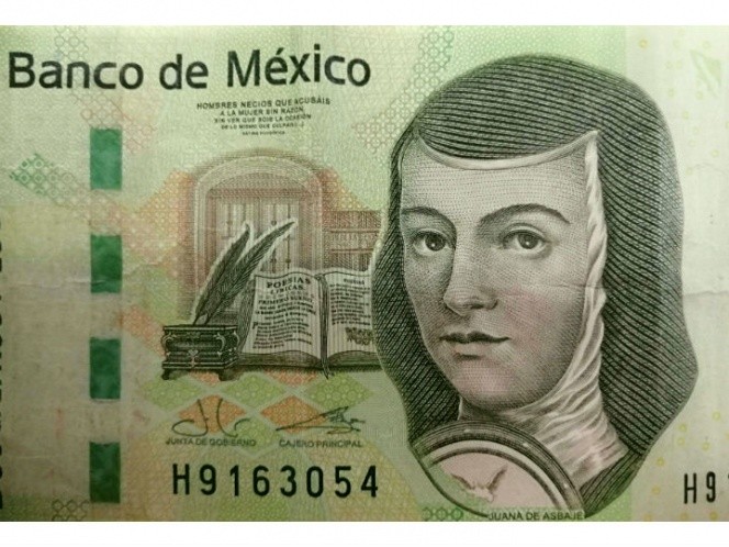 Jubilan a Sor Juana, habrá nuevo billete de 200 pesos