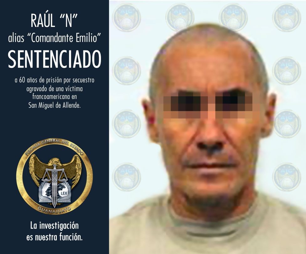 Sentencian a 60 años de prisión al 'Comandante Emilio'