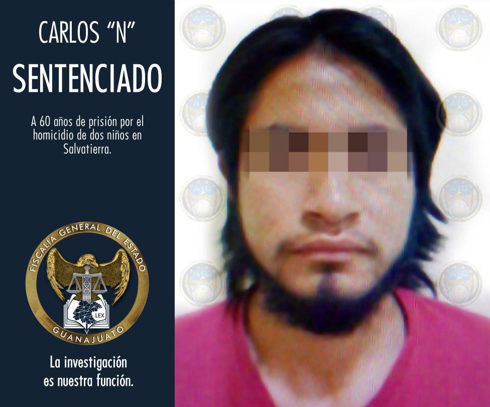 Sentencian a 60 años a hombre que mató y calcinó a dos niños