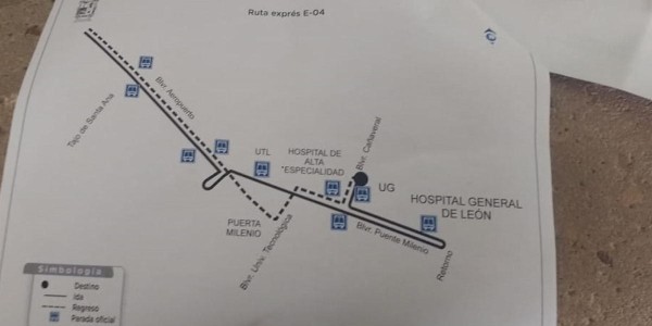 Ruta exprés E04 llegará al nuevo Hospital General Regional