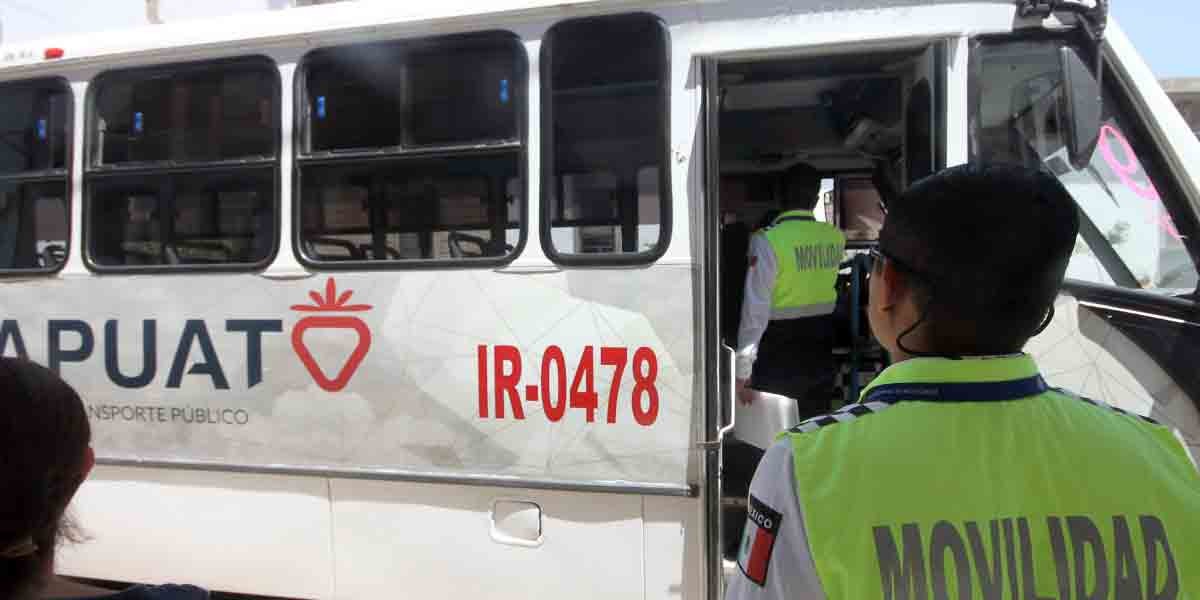 Sancionan a choferes que incrementaron la tarifa en Irapuato