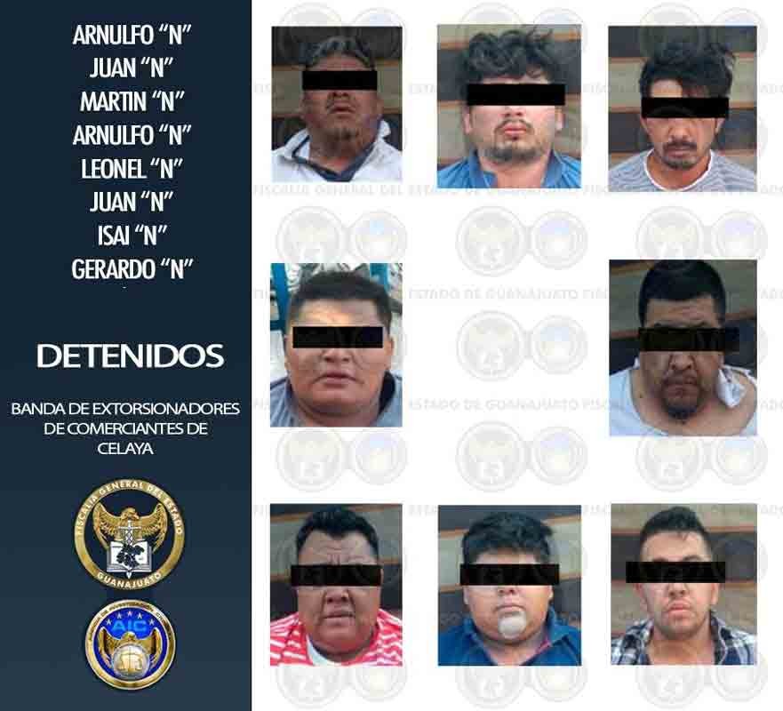 Detienen a extorsionadores en Celaya, un policía y un tránsito entre ellos