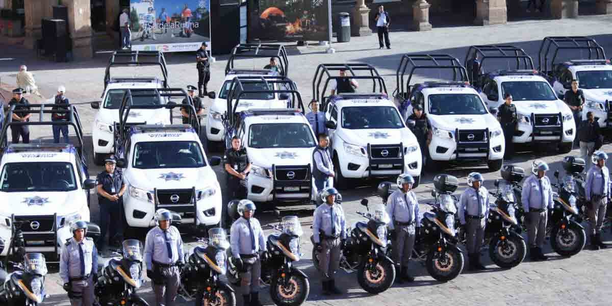 Nuevas patrullas y motocicletas para Policía y Tránsito