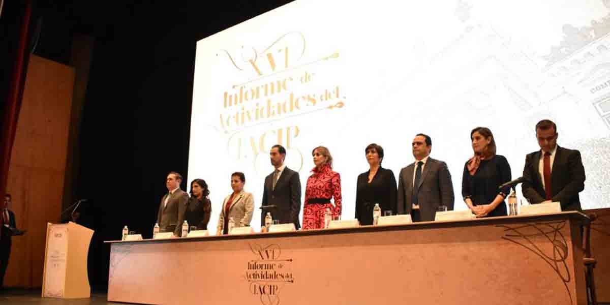 Presenta IACIP su XVI informe de actividades
