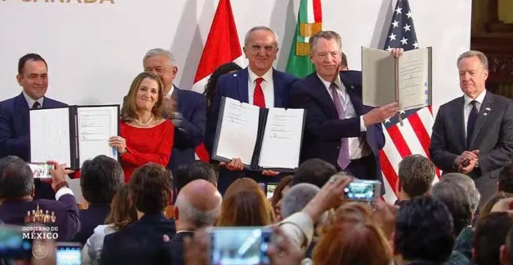 Firman tratado comercial T-MEC
