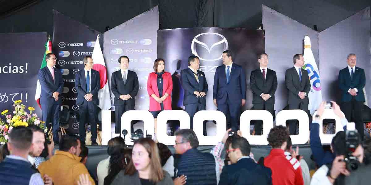 Mazda fabrica un millón de autos en Guanajuato