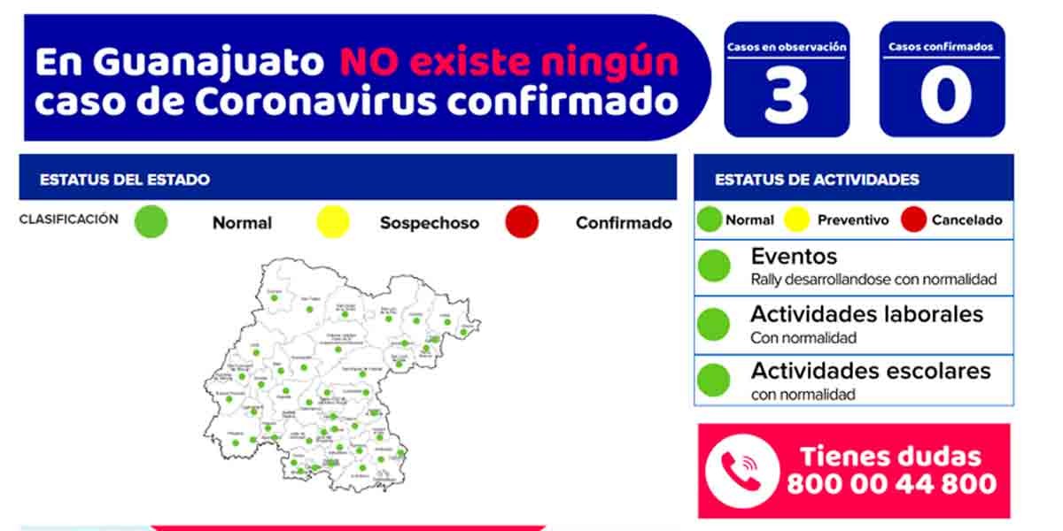 Gobierno de Guanajuato lanza web para informar sobre el COVID-19