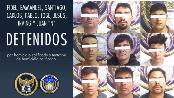 Captura FGE en Querétaro a nueve por multihomicidio en bar de Celaya