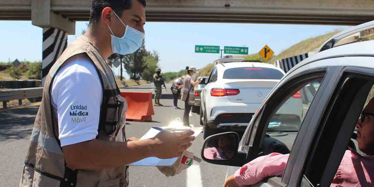 Instalan filtros sanitarios para ingresar a Colima