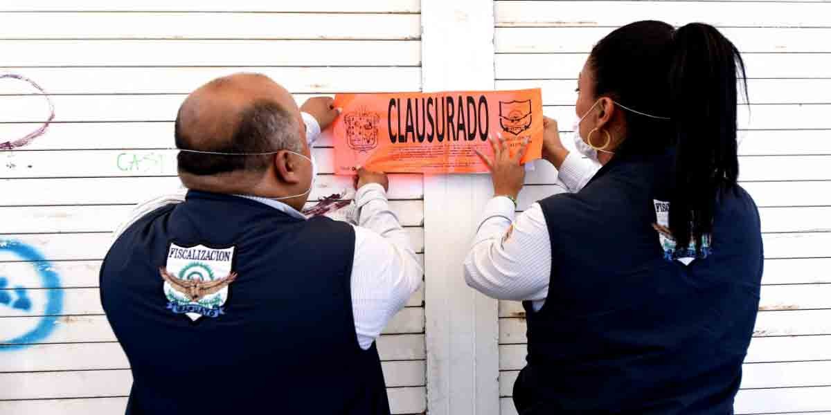 Clausuran negocios que no respetaron orden de cierre en Irapuato